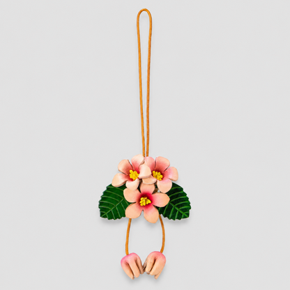 Flower Tassel Bag Charm