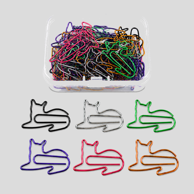 50PCS Artistic Note Paper Clips Stationery