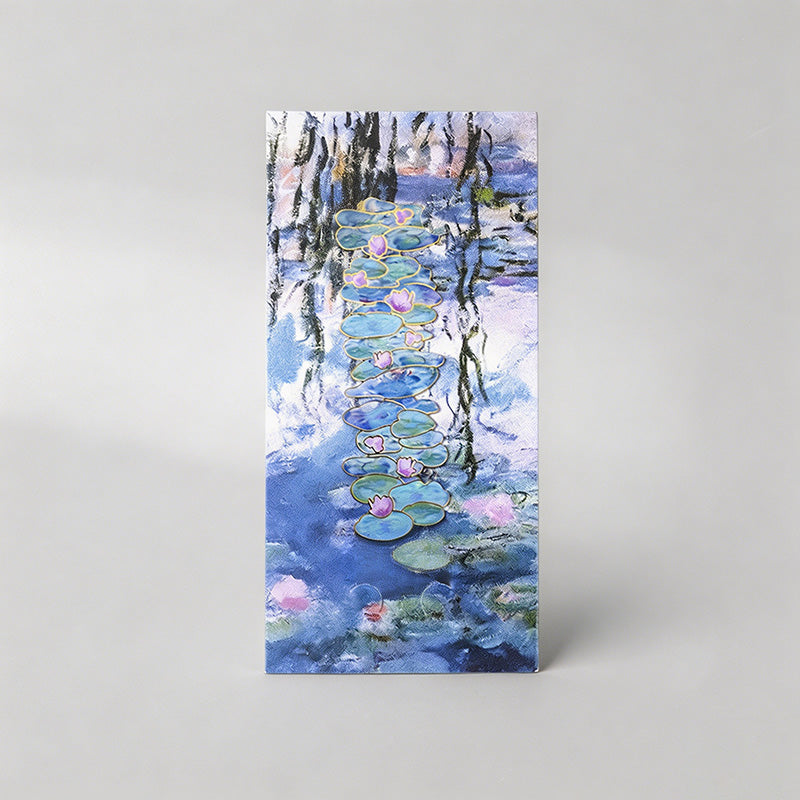 5 Random Retro Oil Painting Floral Metal Paper Clips Sets