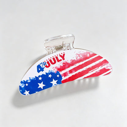Independence Day Print Hair Clip