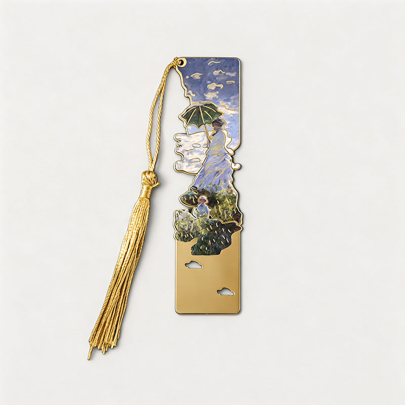 Impression Floral Metal Bookmarks