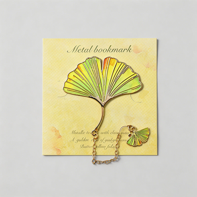 5 Random Retro Oil Painting Floral Metal Paper Clips Sets