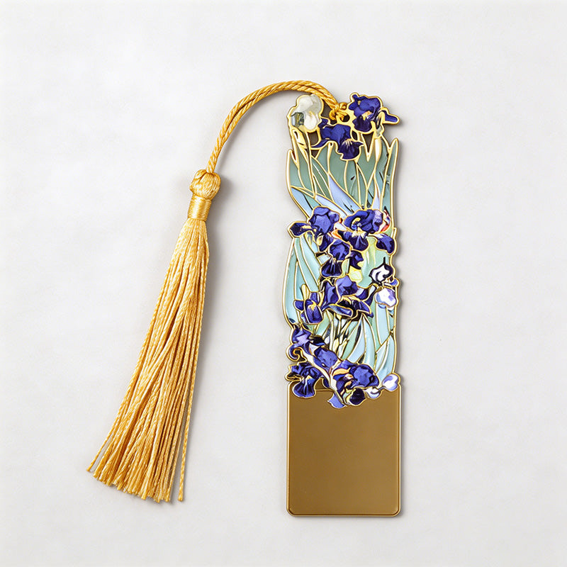 Impression Floral Metal Bookmarks