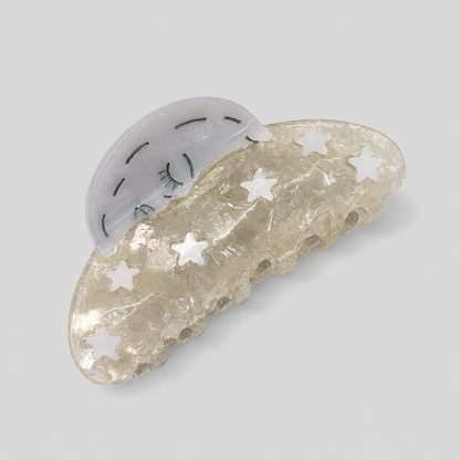 Sun Moon Angel Star Large Shark Hair Claw Clip