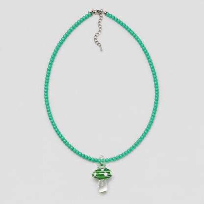 Colorful Glass Candy Bead Necklace