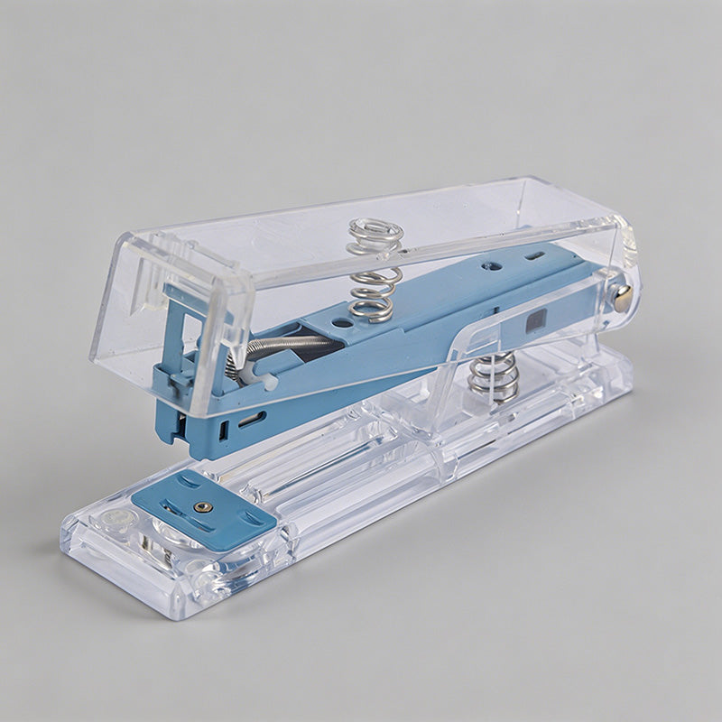 Transparent Candy Color Labor Saving Desktop Stapler