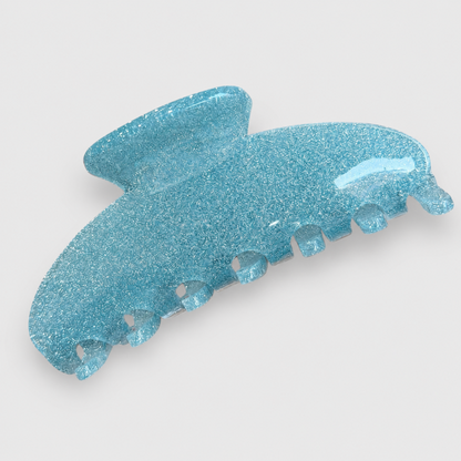 Glitter Marbled 7-Tooth Large Shark Hair Claw Clip