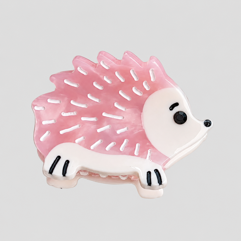 Hedgehog Mini Hair Claw Clip