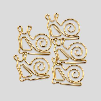 Gold Shape Bookmarks