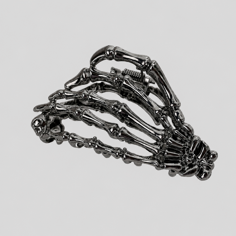 Alloy Bone & Spider Hair Claw Clips