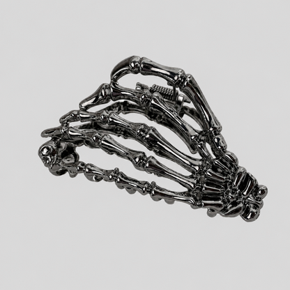 Alloy Bone & Spider Hair Claw Clips