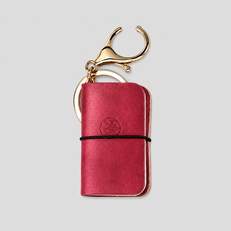 Bean Pocket Notebook Keychain
