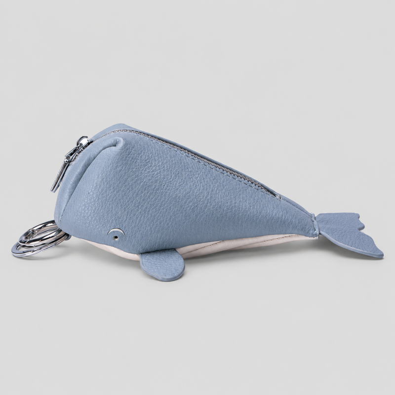 Whale Zipper Coin Pouch