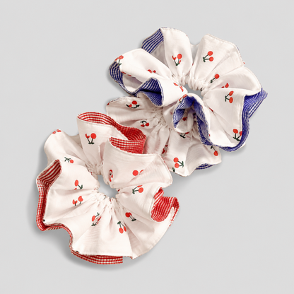 Gingham Scrunchie