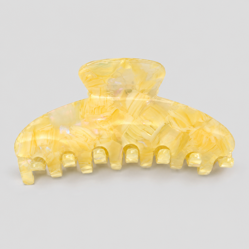 Floral Seven-Tooth Claw Clip