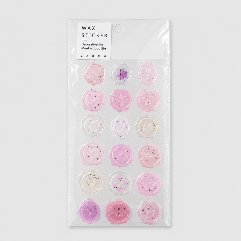 Modern Wax Seal Aesthetic PVC Decorative Stickers