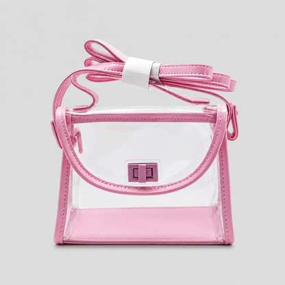 Clear Drawstring Crossbody Bag