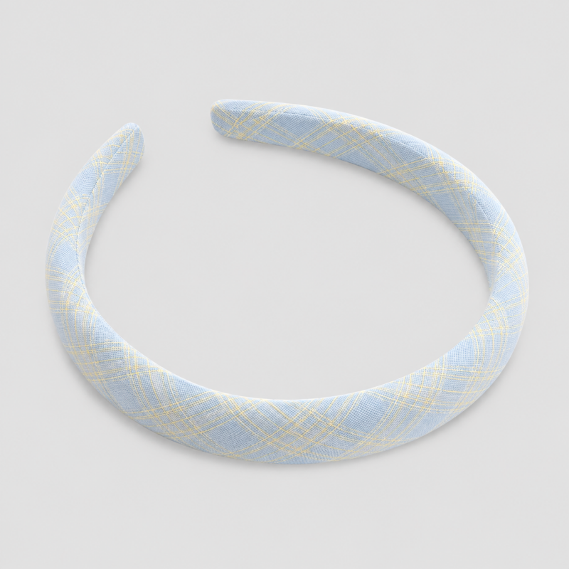 Fresh Sweet Macaron Plaid Headband