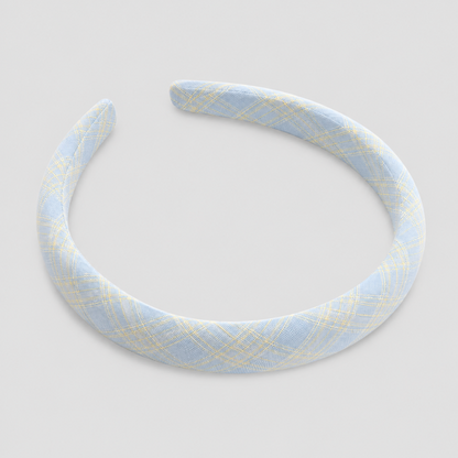 Fresh Sweet Macaron Plaid Headband
