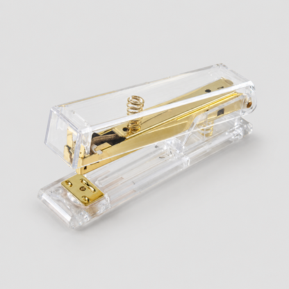 Rose Gold Transparent Stapler