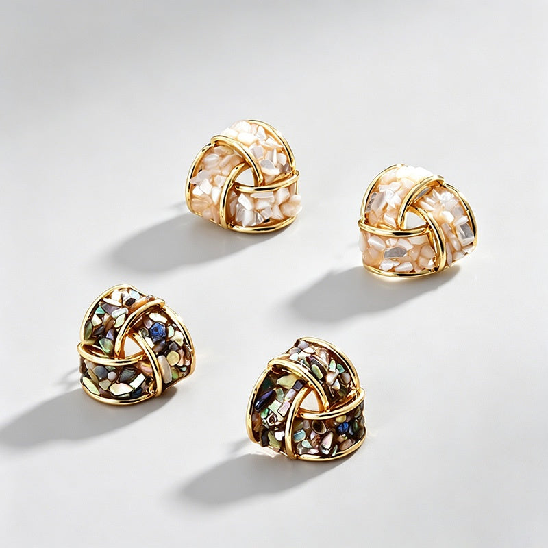 Shell Stud Earrings