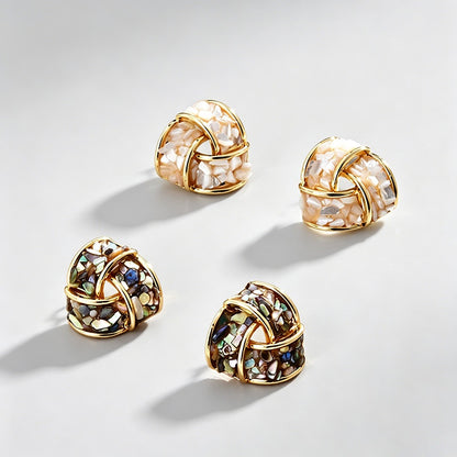 Shell Stud Earrings