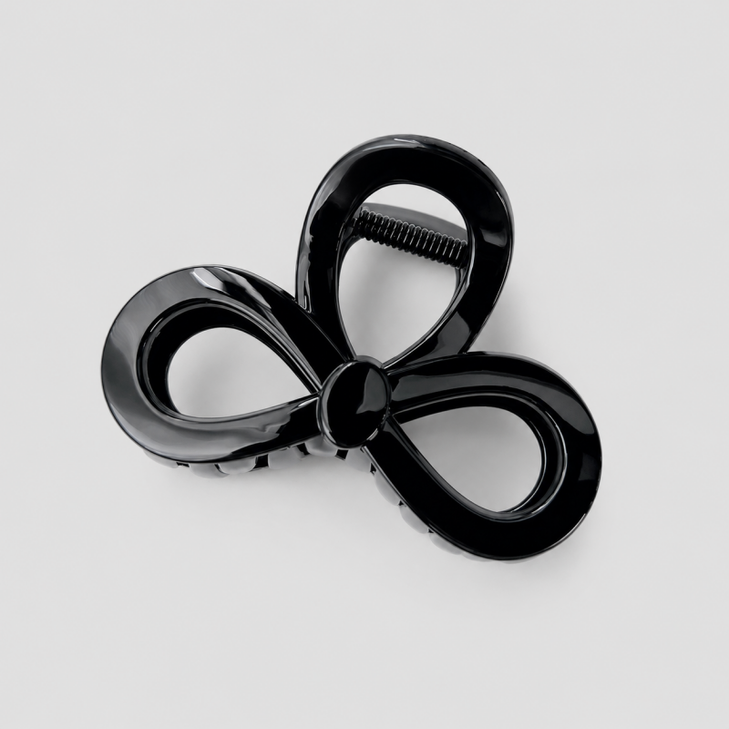 Hollow Three-Loop Flower Hair Claw Clip