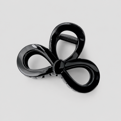 Hollow Three-Loop Flower Hair Claw Clip