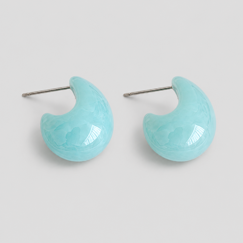 Resin Stud Earrings