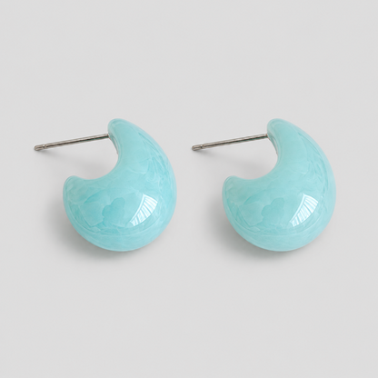 Resin Stud Earrings