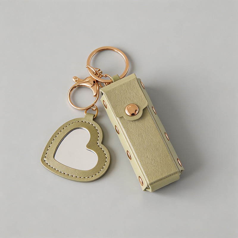Portable Heart Shaped Mini PU - Shopdayla Wholesale - #9186