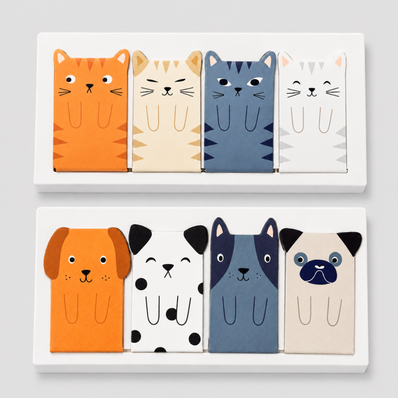 Cat Bookmark Set(Pack of 4)