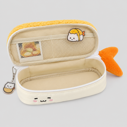 Fried Shrimp Plush Pencil Case