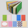 Color Block Memo Pad Notebook for Notes and DIY Decoration