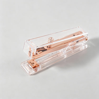 Rose Transparent Stapler