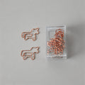 12PCS Creative Boxed Animal Shape Metal Paper Clips