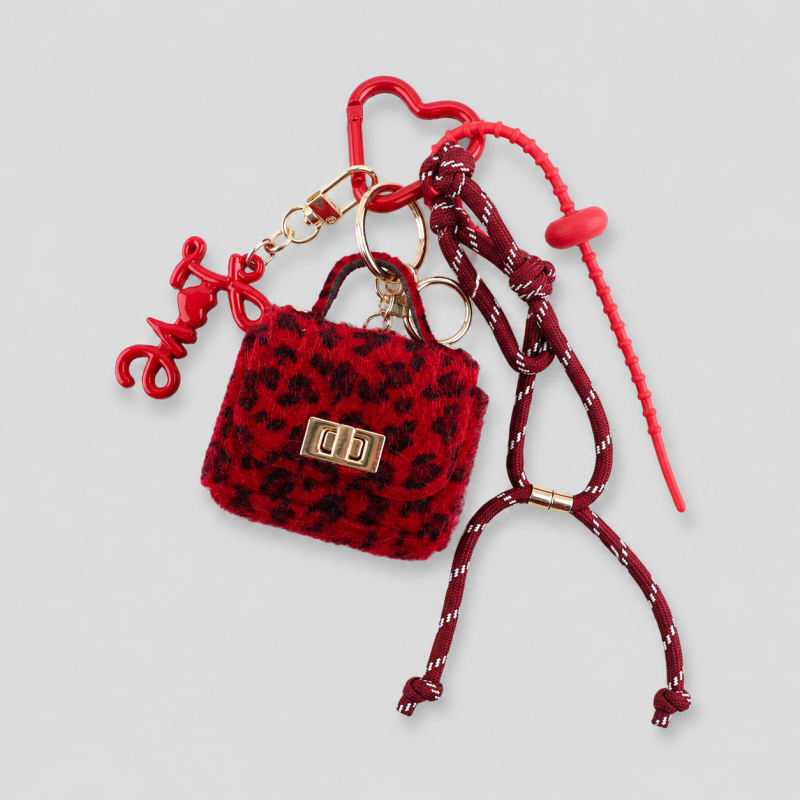Mini Leopard Charm Bag