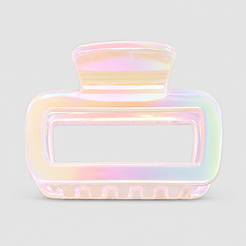 Iridescent Hollow Hair Claw Clip