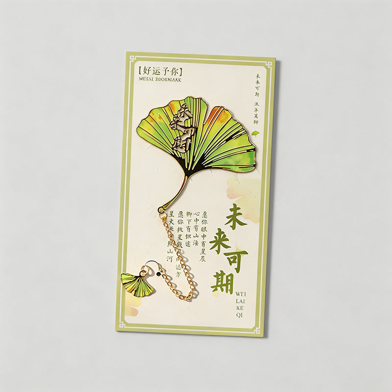5 Random Retro Oil Painting Floral Metal Paper Clips Sets