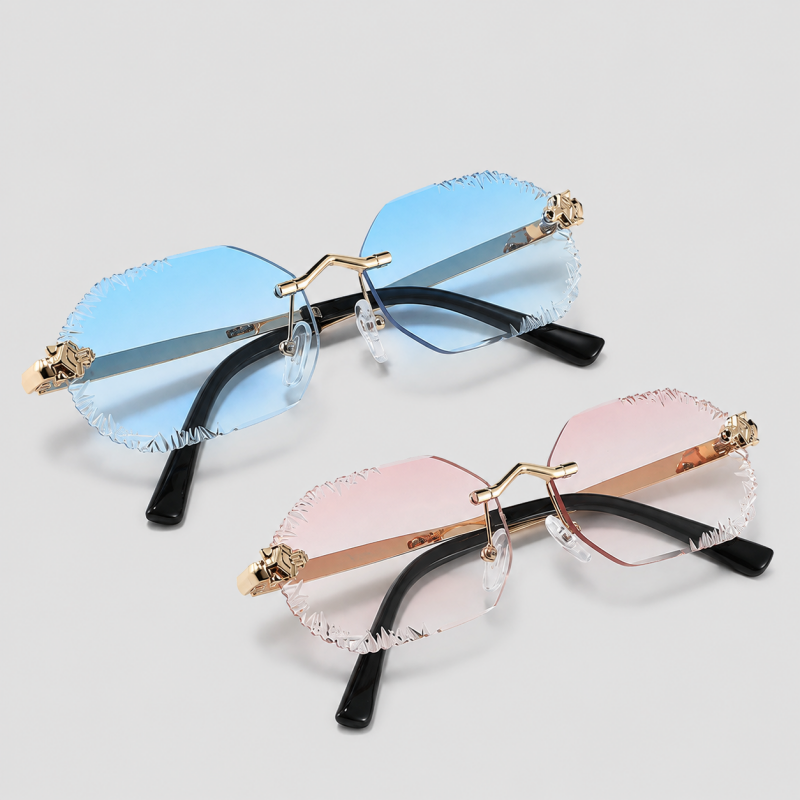 Retro Round Frame Sunglasses