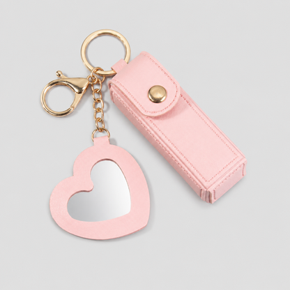 Everyday Heart Mirror Lipstick Holder Charm