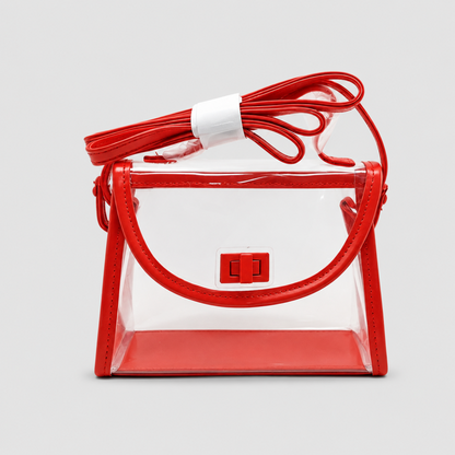 Clear Drawstring Crossbody Bag