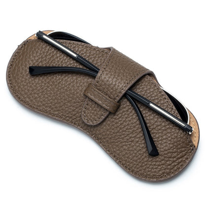 Faux Leather Pouch Glasses