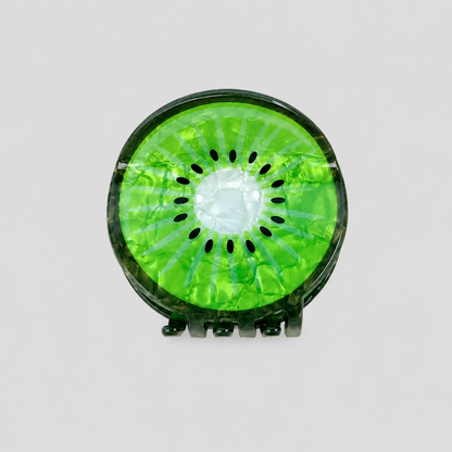 Round Fruit Slice Hair Claw Clip