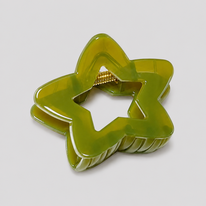 Cutout Star Claw Clip