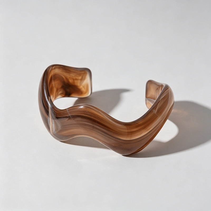 Wavy Shark Hair Claw Clip