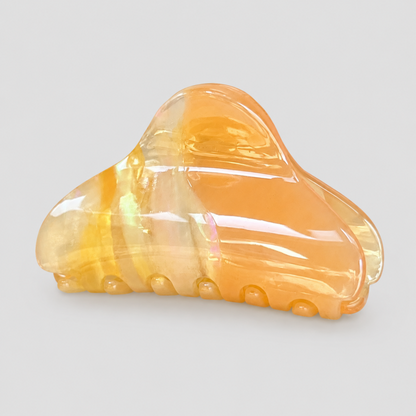 Two-color Gradient Heart Hair Claw Clip