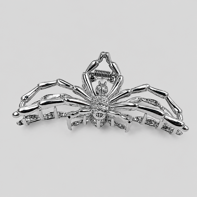 Alloy Bone & Spider Hair Claw Clips