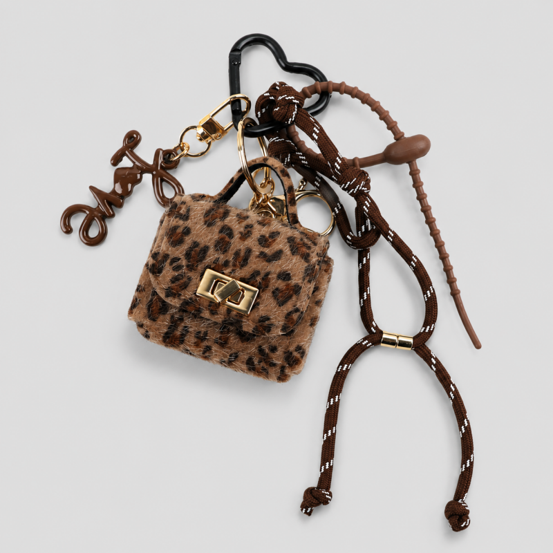 Mini Leopard Charm Bag