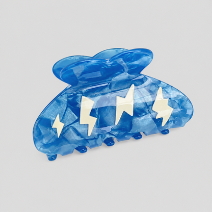 Cloud Print Butterfly Shark Hair Claw Clip